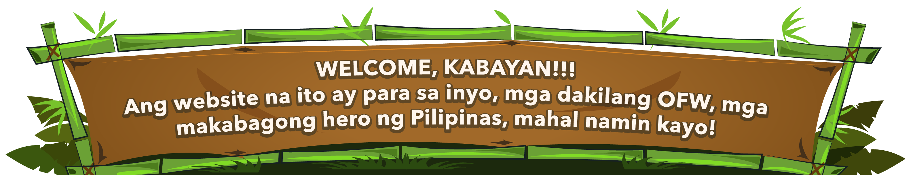 Welcome, Kabayan! Ang website na ito ay para sa inyo, mga dakilang OFW, mga makabagong hero ng Pilipinas, mahal namin kayo!
